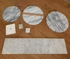 Marble pieces