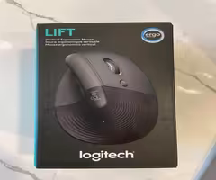 NIB - Logitech Lift Vertical Ergonomic Mouse, Wireless