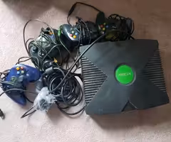 Xbox Games Lot (33) with Xbox Console plus 4
