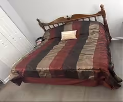 SOLID WOOD 5 PIECE BEDROOM SET