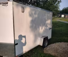 6x12 v nose box trailer