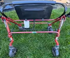 Walker With Seat and Brakes