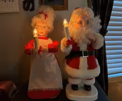 Mr & Mrs Claus Woolworth Animated Christmas