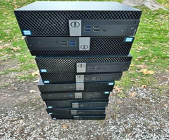 Lot of 9 Dell Computer Towers