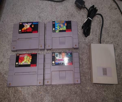 Super Nintendo Yoshi Safari X Zone Troy Aikmen Battle Clash Scope Snes