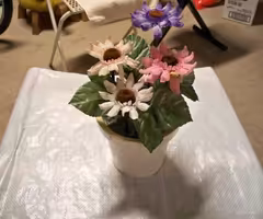 Vintage Gemmy Dancing Flower Pot