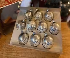 Christmas Shop Rare Atomic Sound Wave Shiny Brite Ornaments
