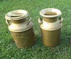 old milk cans - smaller