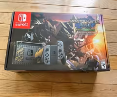 Nintendo Switch Console MONSTER HUNTER RISE Deluxe Edition System