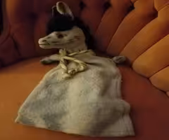 Donkey Vintage Hand Puppet