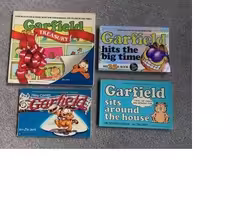 LOT of 4 VINTAGE GARFIELD BOOKS