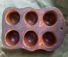 Redware Muffin Pan