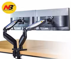 North Bayou Dual Monitor Desk Mount Stand, model F160