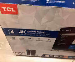 50-in TCL 4K TV (OBO)
