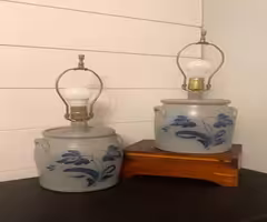 Saltglaze Lamps
