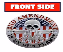 2A Gun Permit Coin Silver-Plated