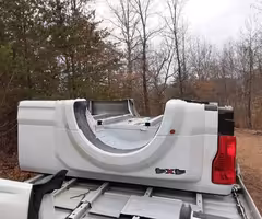 2019 Ford F-350 8 ft dually bed.