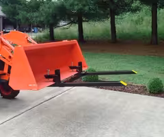 new clamp on bucket forks rated 1500lbs. and 4000 lbs.