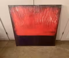 Abstract Rothko Red & Blue Canvas/Painting